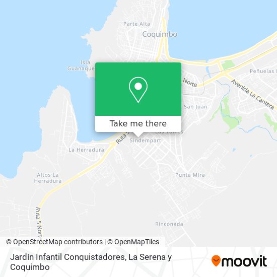 Jardín Infantil Conquistadores map