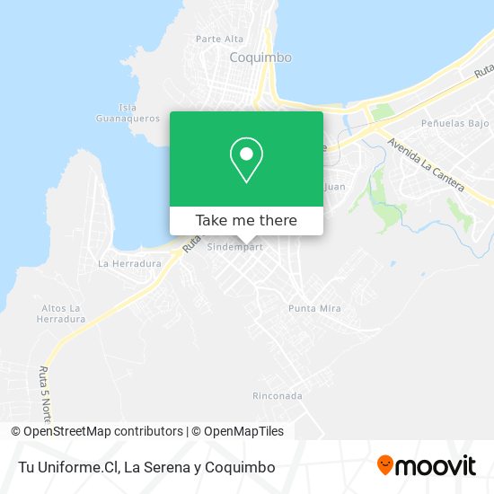 Tu Uniforme.Cl map