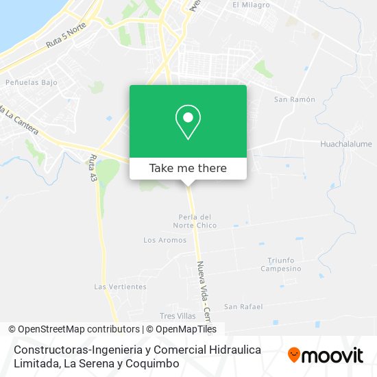 Constructoras-Ingenieria y Comercial Hidraulica Limitada map