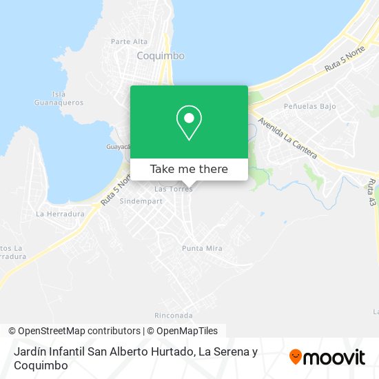 Mapa de Jardín Infantil San Alberto Hurtado