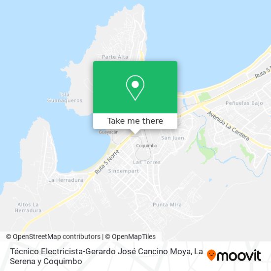 Mapa de Técnico Electricista-Gerardo José Cancino Moya
