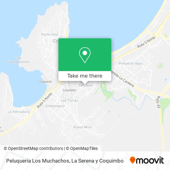 Peluqueria Los Muchachos map