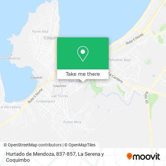 Hurtado de Mendoza, 837-857 map