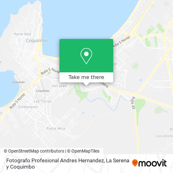 Mapa de Fotografo Profesional Andres Hernandez
