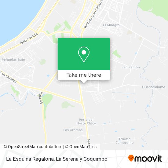 La Esquina Regalona map