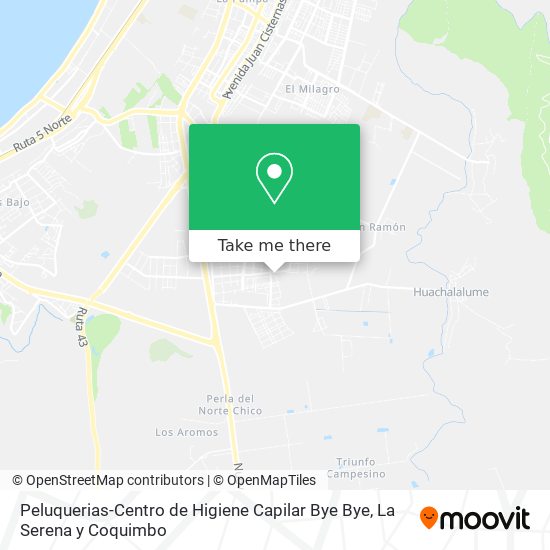 Peluquerias-Centro de Higiene Capilar Bye Bye map