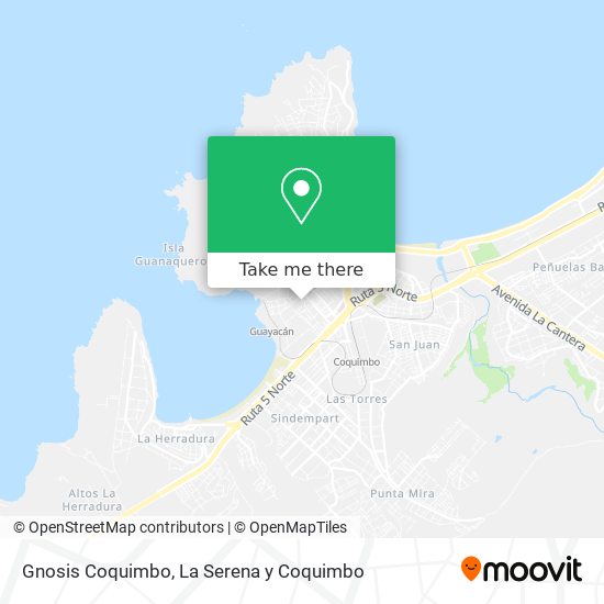 Gnosis Coquimbo map
