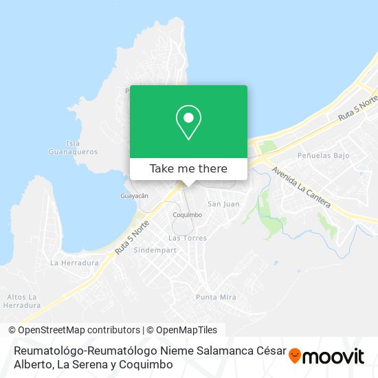 Reumatológo-Reumatólogo Nieme Salamanca César Alberto map