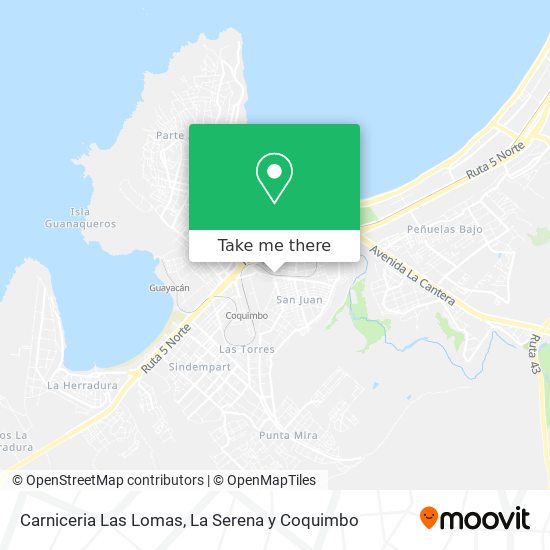 Carniceria Las Lomas map