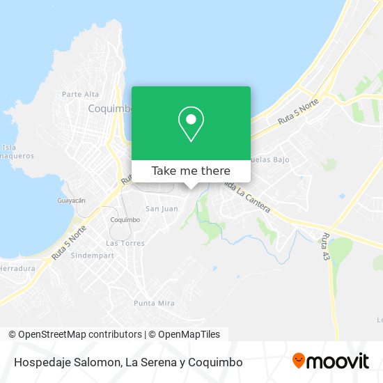 Hospedaje Salomon map