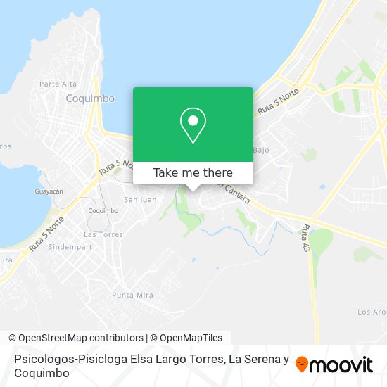 Psicologos-Pisicloga Elsa Largo Torres map