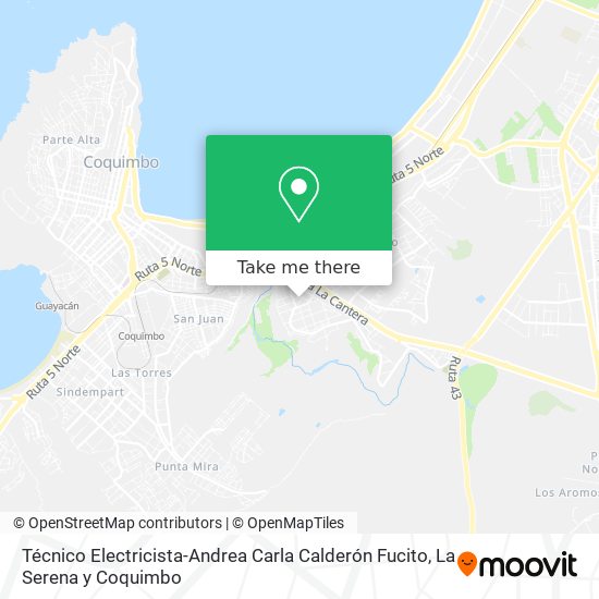 Técnico Electricista-Andrea Carla Calderón Fucito map