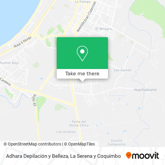 Adhara Depilación y Belleza map