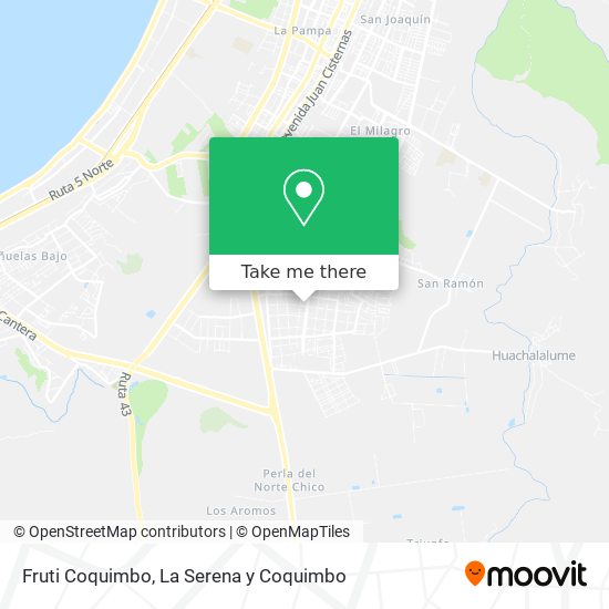 Fruti Coquimbo map