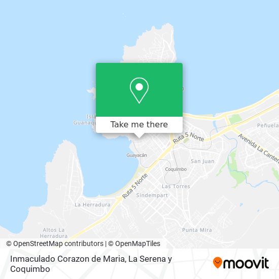 Inmaculado Corazon de Maria map