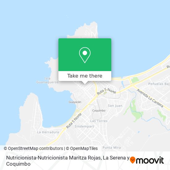 Nutricionista-Nutricionista Maritza Rojas map