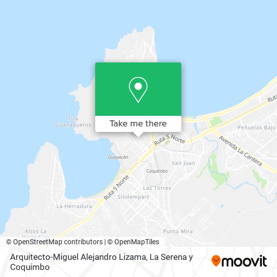 Mapa de Arquitecto-Miguel Alejandro Lizama