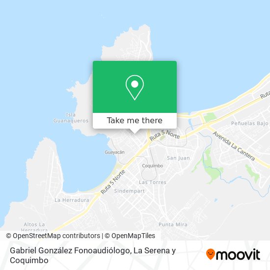Mapa de Gabriel González Fonoaudiólogo