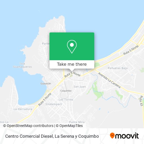 Mapa de Centro Comercial Diesel