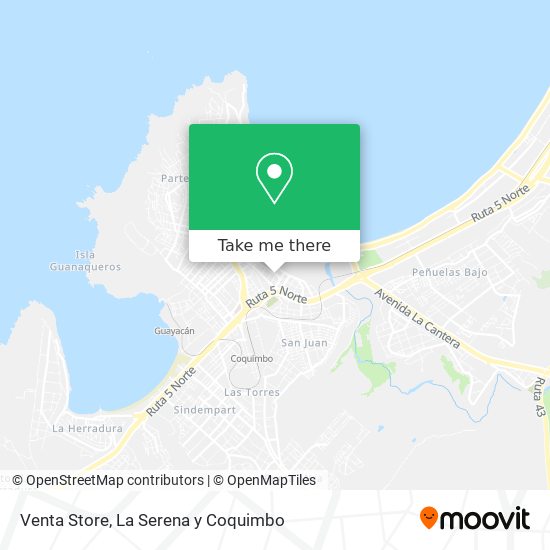 Venta Store map