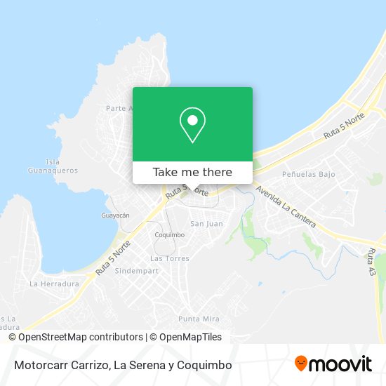 Mapa de Motorcarr Carrizo