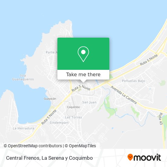 Central Frenos map