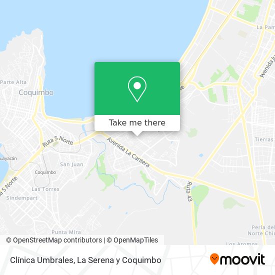 Mapa de Clínica Umbrales