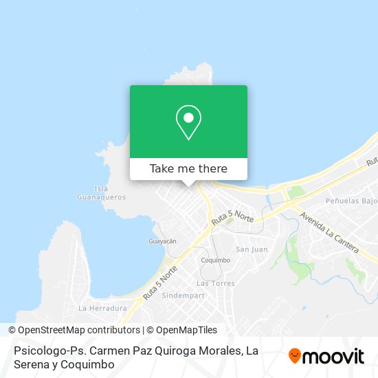 Psicologo-Ps. Carmen Paz Quiroga Morales map