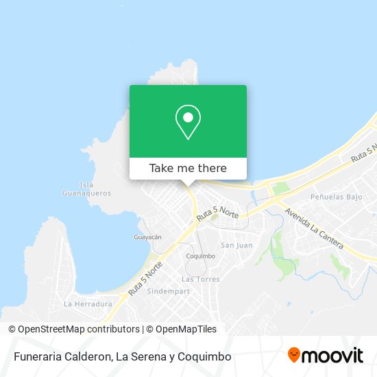 Mapa de Funeraria Calderon