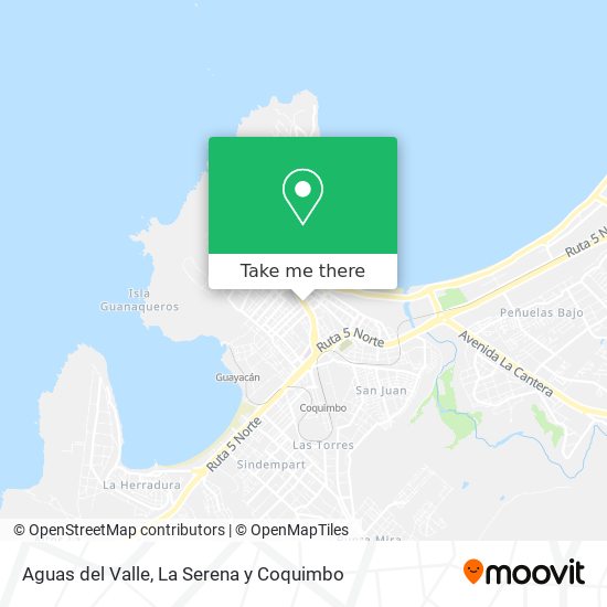 Mapa de Aguas del Valle