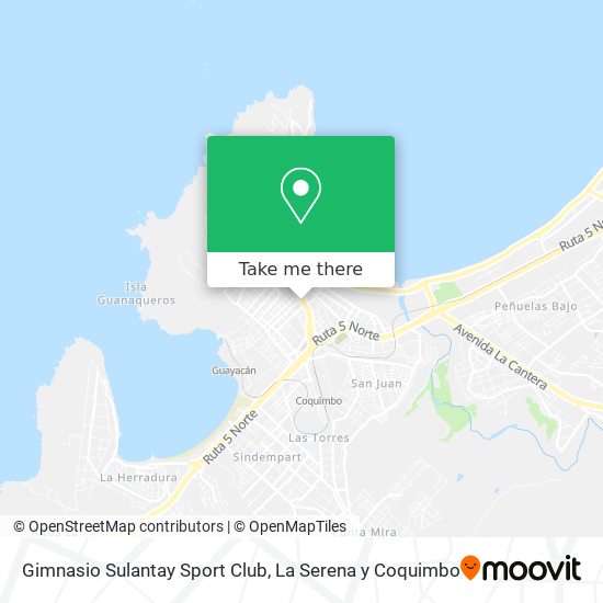 Mapa de Gimnasio Sulantay Sport Club
