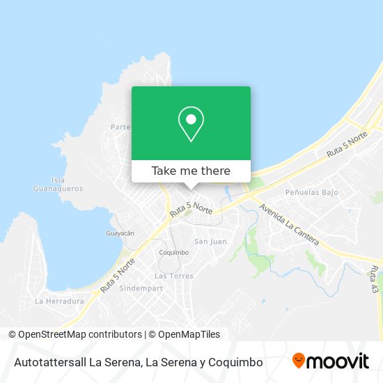 Autotattersall La Serena map