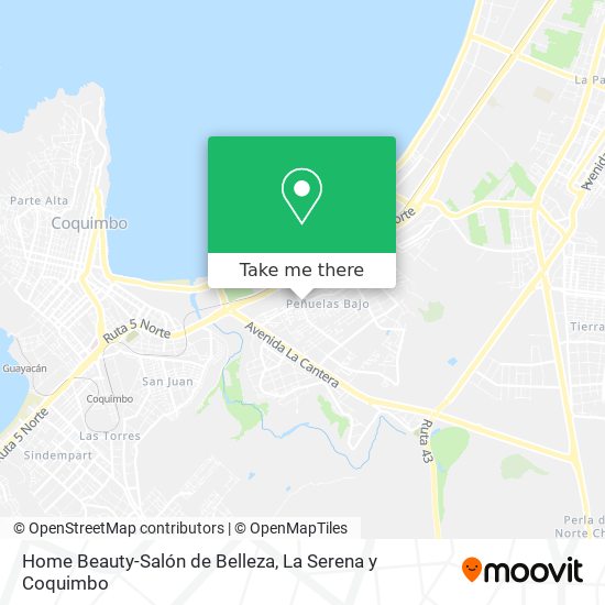 Home Beauty-Salón de Belleza map