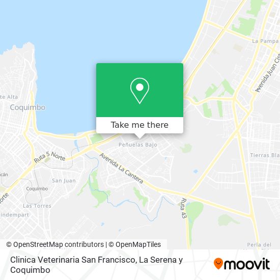 Mapa de Clinica Veterinaria San Francisco