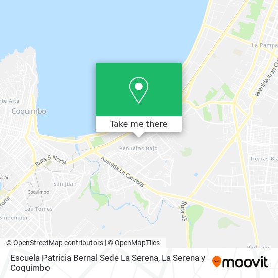 Escuela Patricia Bernal Sede La Serena map