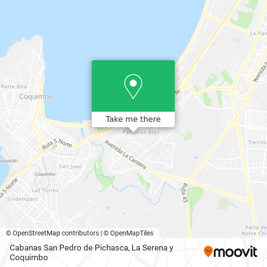 Cabanas San Pedro de Pichasca map