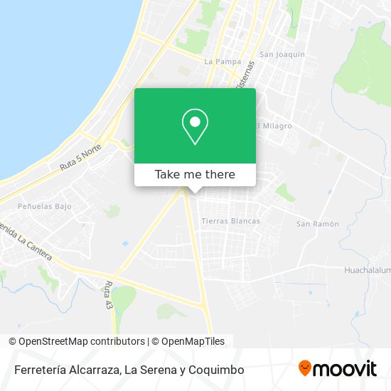 Ferretería Alcarraza map