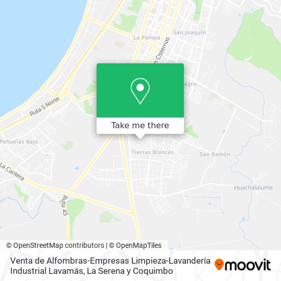 Mapa de Venta de Alfombras-Empresas Limpieza-Lavandería Industrial Lavamás