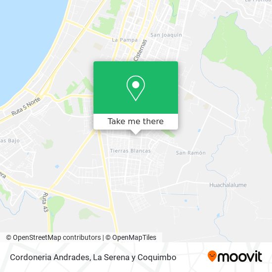 Mapa de Cordoneria Andrades