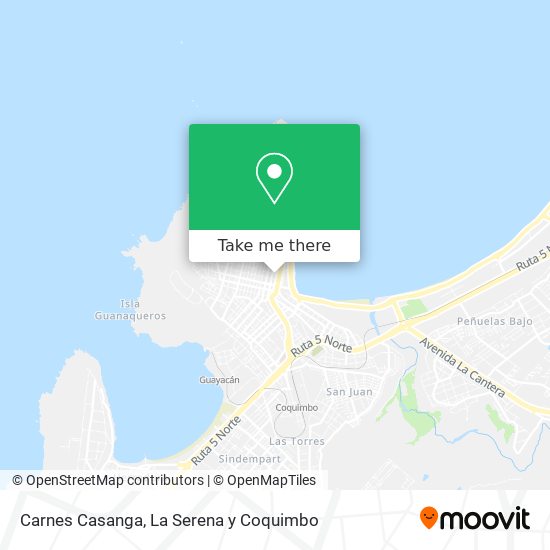 Mapa de Carnes Casanga