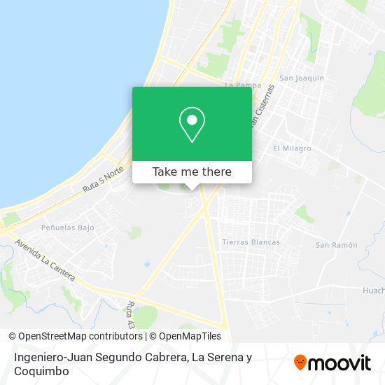 Ingeniero-Juan Segundo Cabrera map