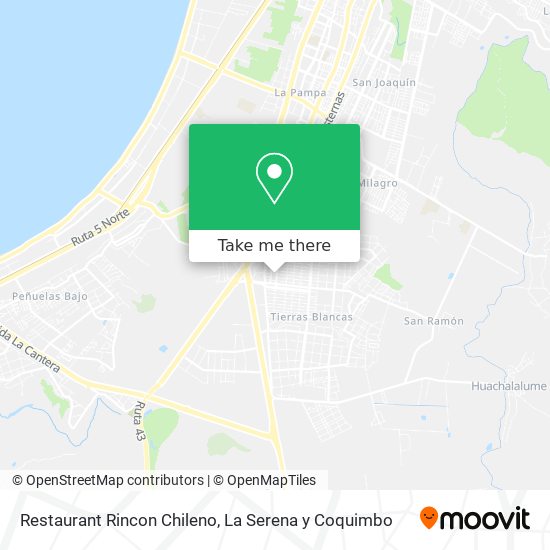Restaurant Rincon Chileno map