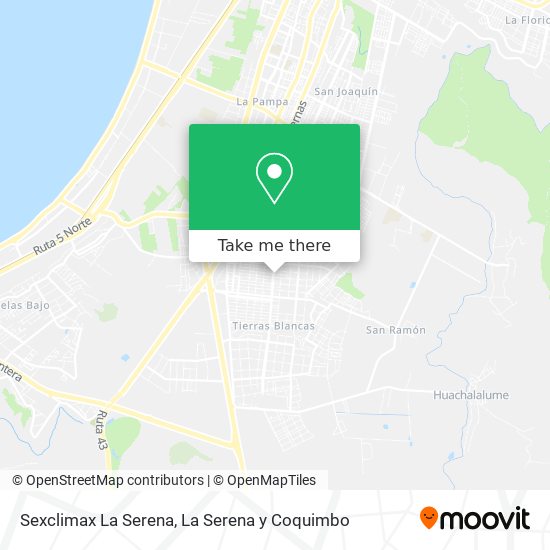 Mapa de Sexclimax La Serena
