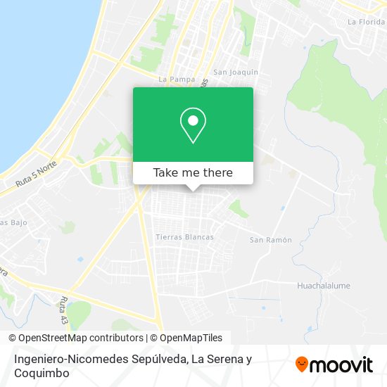 Mapa de Ingeniero-Nicomedes Sepúlveda