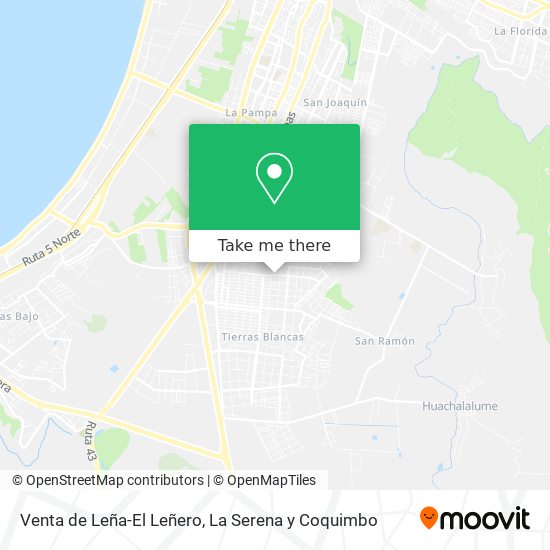 Venta de Leña-El Leñero map
