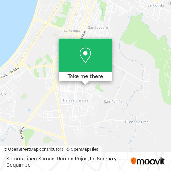 Mapa de Somos Liceo Samuel Roman Rojas