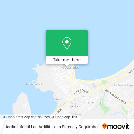 Mapa de Jardín Infantil Las Ardillitas