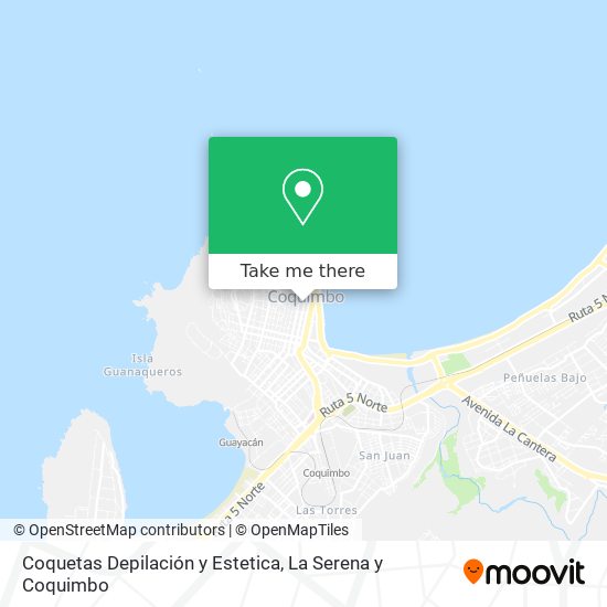 Coquetas Depilación y Estetica map