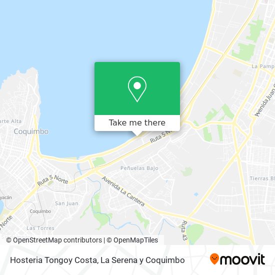 Mapa de Hosteria Tongoy Costa