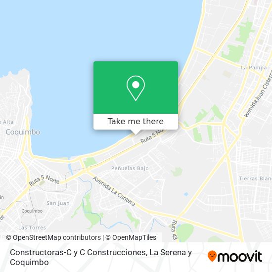 Mapa de Constructoras-C y C Construcciones